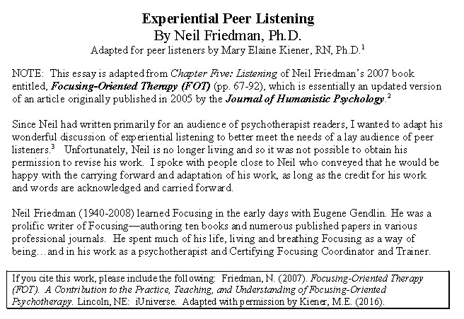 Experiential Peer Listening-Cover